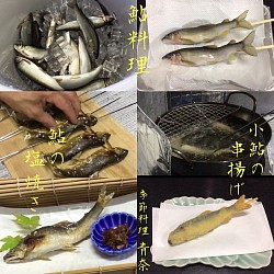 宇都宮串揚げ割烹,宇都宮和食ディナー,宇都宮鮎の塩焼き,鮎料理,季節料理青奈,